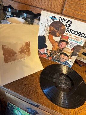 VTG 1959 The 3 Stooges Madcap Musical Nonsense At Your House Record
